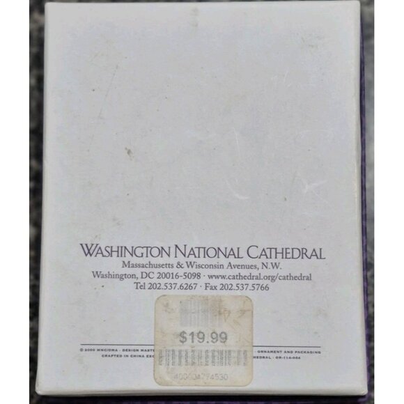 Vintage Washington Cathedral Limestone Christmas Ornament DC Church Christmas - Picture 7 of 7